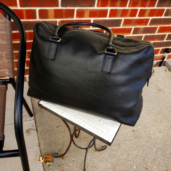 Michael Kors Elegant Pebbled Leather Weekender Traveler Tote Bag TSA Carry On - Picture 11 of 16